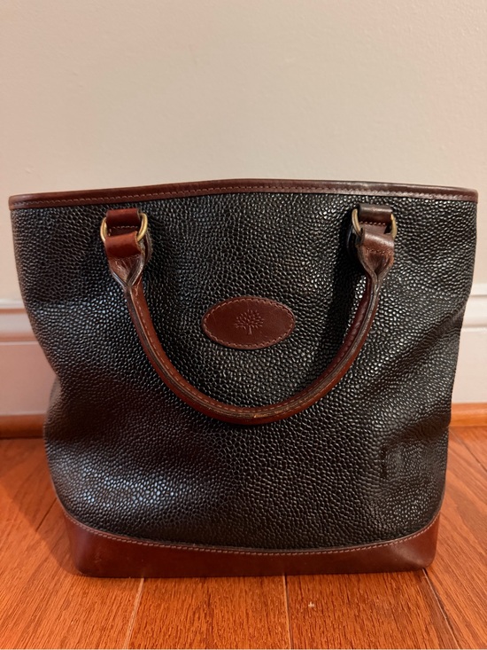 Mulberry Handbags - RARE Vintage Mulberry Hellier Shoulder Bag with COA & Added Crossbody Strap